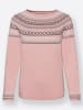 WITT WEIDEN Pullover in rosé-gemustert