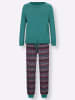 WITT WEIDEN Schlafanzug in smaragd-bedruckt