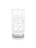 Mr. & Mrs. Panda Wasserglas Pinguine Kuscheln ohne Spruch in Transparent