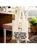 Mr. & Mrs. Panda Shopper Pinguin Karate mit Spruch in Creme