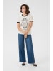 Kaffe T-shirt KAflora Regular fit in Chalk