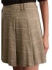 Marc O'Polo Karierter Minirock A-Shape in Medium Brown