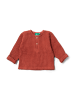 Little Green Radicals Chunky Waffle Long Sleeve Top in Orange