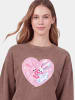 myMo Women Sweatshirt in Coffee
