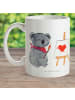 Mr. & Mrs. Panda Kaffeetasse Koala Künstler ohne Spruch in Weiß