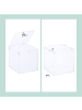 relaxdays Losbox in Transparent - (B)21 x (H)40,5 x (T)25 cm