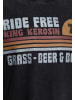 King Kerosin King Kerosin Print T-Shirt Grass, Beer & Boobs in schwarz