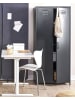 Beliani Kleiderschrank VARNA in Schwarz - (W) 76 x (H) 171 x (L) 50 cm