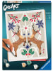Ravensburger Malprodukte CreArt, Malen nach Zahlen Adults Trend - Weihnachtlicher Hirsch Ab 12 Jahre in bunt