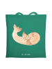 Mr. & Mrs. Panda Tote Bag Robbe Liegen ohne Spruch in Mint