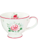 Greengate Teetasse ALIVIA Weiß mit Blumen