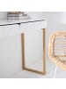 home24 home24 Schreibtisch (1er Set) - Gold - MDF, Spanplatte & Metall - 110.0 x 75.0 x 40.0 cm in Gold