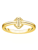 Thomas Sabo Ring "mit Diamanten gelbvergoldet" in Gold