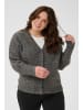 KAFFE curve Strickjacke KCluma Regular fit in Dark Grey Melange