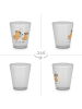 Mr. & Mrs. Panda Schnapsglas Mops Verliebt ohne Spruch in Transparent