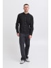BLEND Langarmhemd BHBOBBY Shirt mandarin in Schwarz