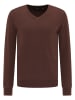 RAIDO Herren Strickpullover in Espresso