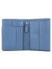 Esquire Viktoria Geldbörse RFID Leder 10 cm taubenblau