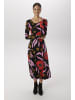 Aniston SELECTED Midikleid in schwarz-pink-camel-rot-rose-offwhite