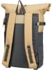 SANDQVIST Rucksack / Backpack Ilon Rolltop Backpack in Multi Wheat