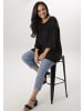 Aniston PLUS Strickpullover in schwarz