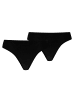Puma 2er Pack Invisible Ultra Soft Cotton Strings in Schwarz