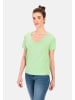 Camel Active V-Neck T-Shirt aus Organic Cotton in Pistazie