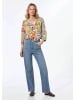 GOLDNER Jeans Klassische Denimhose, dezente Waschung in hellblau