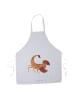 Mr. & Mrs. Panda Schürze Sternzeichen Skorpion ohne Spruch in Weiß