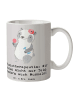 Mr. & Mrs. Panda Becher Physiotherapeutin Humor mit Spruch in Grau Pastell
