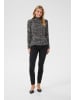 Kaffe Bluse langarm KAamber Regular fit in Black/Turtledove Graphic Dot