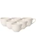 Villeroy & Boch 6er Set Kaffeetassen For Me 160 ml weiß in weiß