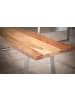FineBuy Sitzbänk in Braun / Akazie / 120x40x46