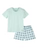 Buffalo Pyjama in mint kariert