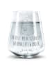 Mr. & Mrs. Panda Glasbecher Maus Weihnachten mit Spruch in Transparent