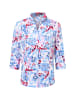Franco Callegari Bluse in blau weiß - 0068
