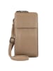 Esquire Peru Handytasche Leder 10 cm taupe
