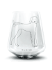 Mr. & Mrs. Panda Glas Hund Dogge ohne Spruch in Transparent