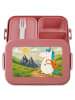 Mr. & Mrs. Panda Bentobox Einhorn Bergsteiger Design ohne Spruch in Rot Pastell