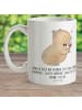Mr. & Mrs. Panda Kindergartentasse Capybara Wein mit Spruch in Weiß