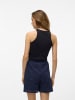 Vero Moda Shirt 2er-Set enges Tank Top Rundhals ohne Ärmel in Schwarz-Weiß