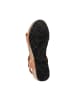 Plakton So Kiss Keil Sandale aus Leder Braun