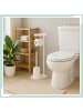 relaxdays WC Garnitur in Weiß – (B)23 x (H)65 x (T)17 cm