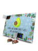 Mr. & Mrs. Panda Tee Adventskalender Avocado Pfeifen mit Spruch in Eisblau