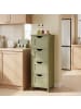 VASAGLE Badschrank in Grün - (B)30 x (H)82 x (T)30 cm