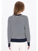 DreiMaster Women Cardigan in navy offwhite