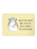 Mr. & Mrs. Panda Magnet Chinchilla Blume mit Spruch in Gelb Pastell