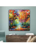 MuchoWow Leinwand bilder Bunter Wald (BxH)