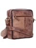 Greenland Nature Mascu & Line Umhängetasche Leder 25 cm brown