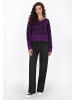 myMo ROCKS Sweater in purple black
